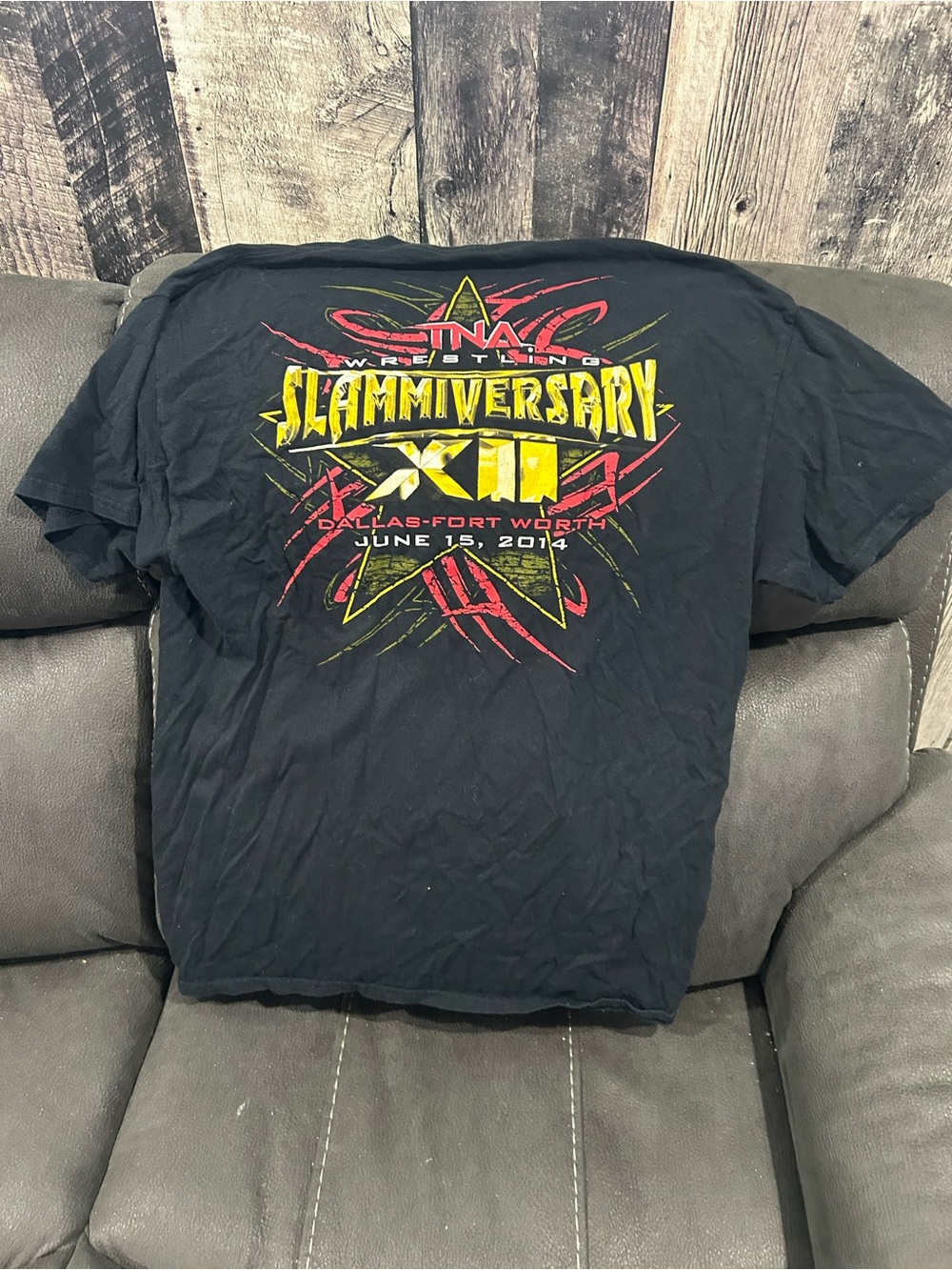 TNA wrestling Slammiversary 2014 ppv mens’ t shirt size L